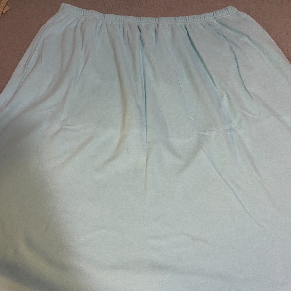 Ultra Softs Skirt Blue Women's Plus Size 3X Streamlined‎ Design Flexible #17268